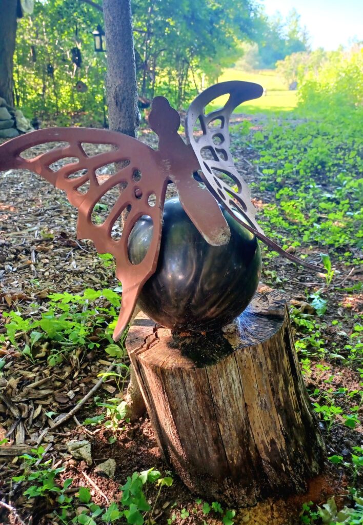 Metal Art Sculpture at Meadow Path