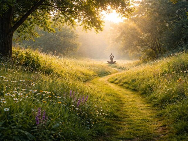 yoga, outdoor wellness, and healing arts at Meadow Path