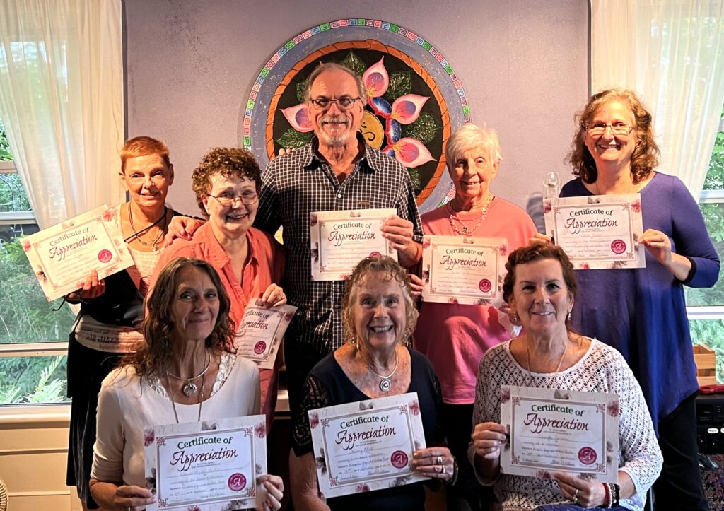volunteer appreciation at Meadow Path