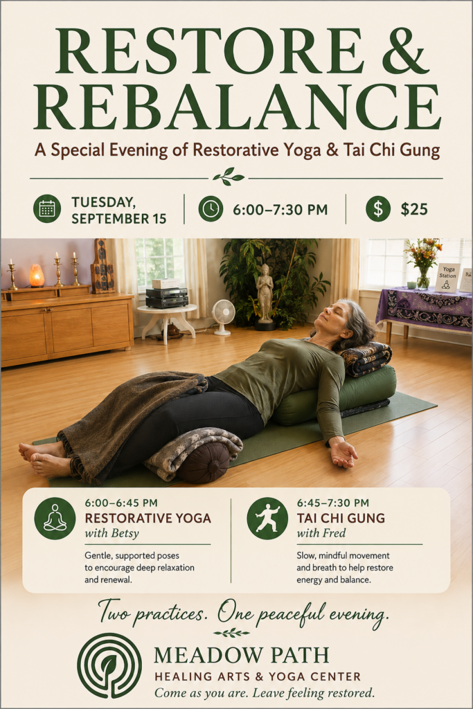 restore and rebalance with Betsy and Fred